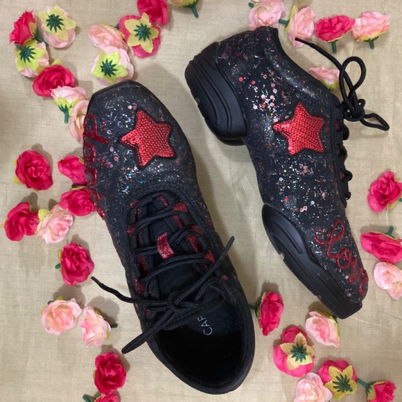 Capezio Canvas Dansneaker DSO3, size 9.5 - ONE OF A KIND! - Picture 15 of 17